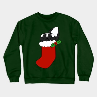 Stocking Skunk Crewneck Sweatshirt